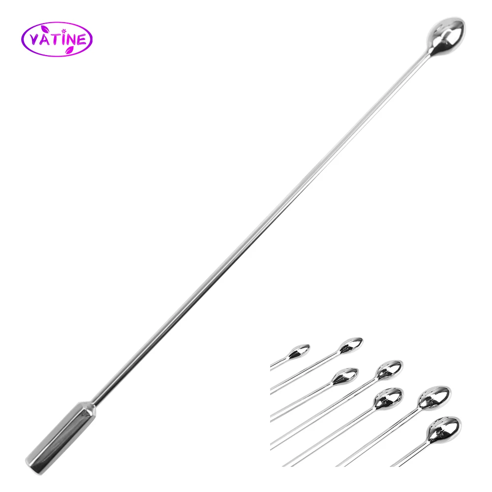 6-12mm Metal Stick Urethral Sounding Sex Toys For Men Penis Plug Urethra Sounds Cock Trainer Medical Male Masturbator Erotic Set