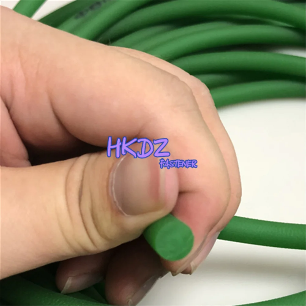 Picture 6: Green Polyurethane Conveyor Belts 2 3 4 5 6 7 8 9 10 12 15 18 20mm Synchronous Belt Strip Driving Motion Conveyor Round PU Belt