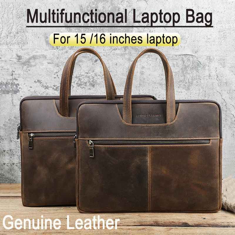 

For Macbook Pro Leather Protective Sleeve For Macbook Pro 16 Inch 15.4 Inch Laptop Bag Case