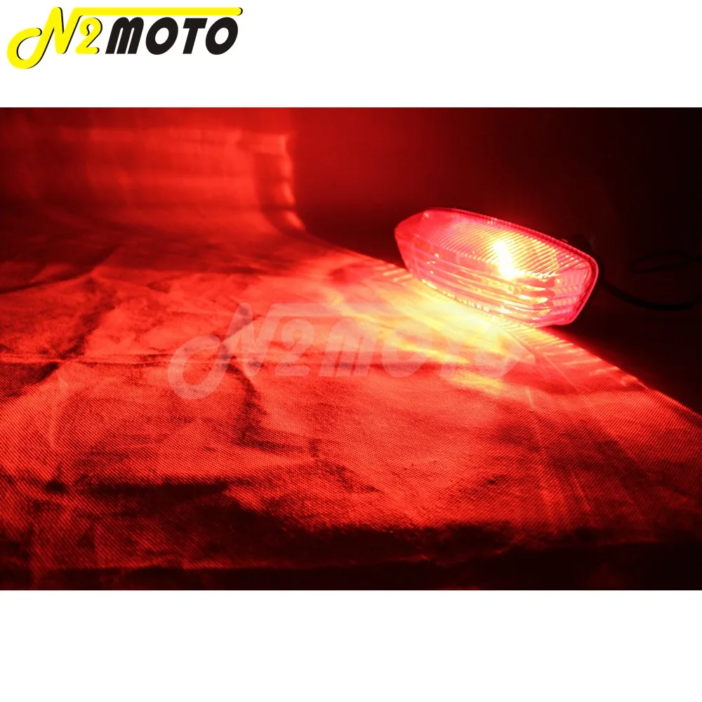 Red Lens 12V/35W Filaments Taillight Rear Tail Brake Lamp For Suzuki LTF250 LTZ250 LTZ400 Kawasaki KFX400 KSF400 ATV QuadSport