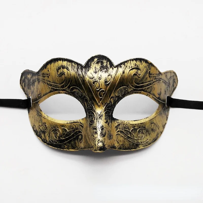 20pcs Woman Men Mask Prom Retro Pattern Solid Color Masks Costume Party Easter Birthday Halloween