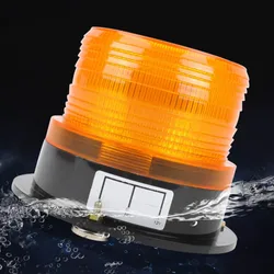 Luz estroboscópica LED para coche, luces intermitentes de advertencia de emergencia para camión, vehículo, autobús escolar, 12-24V