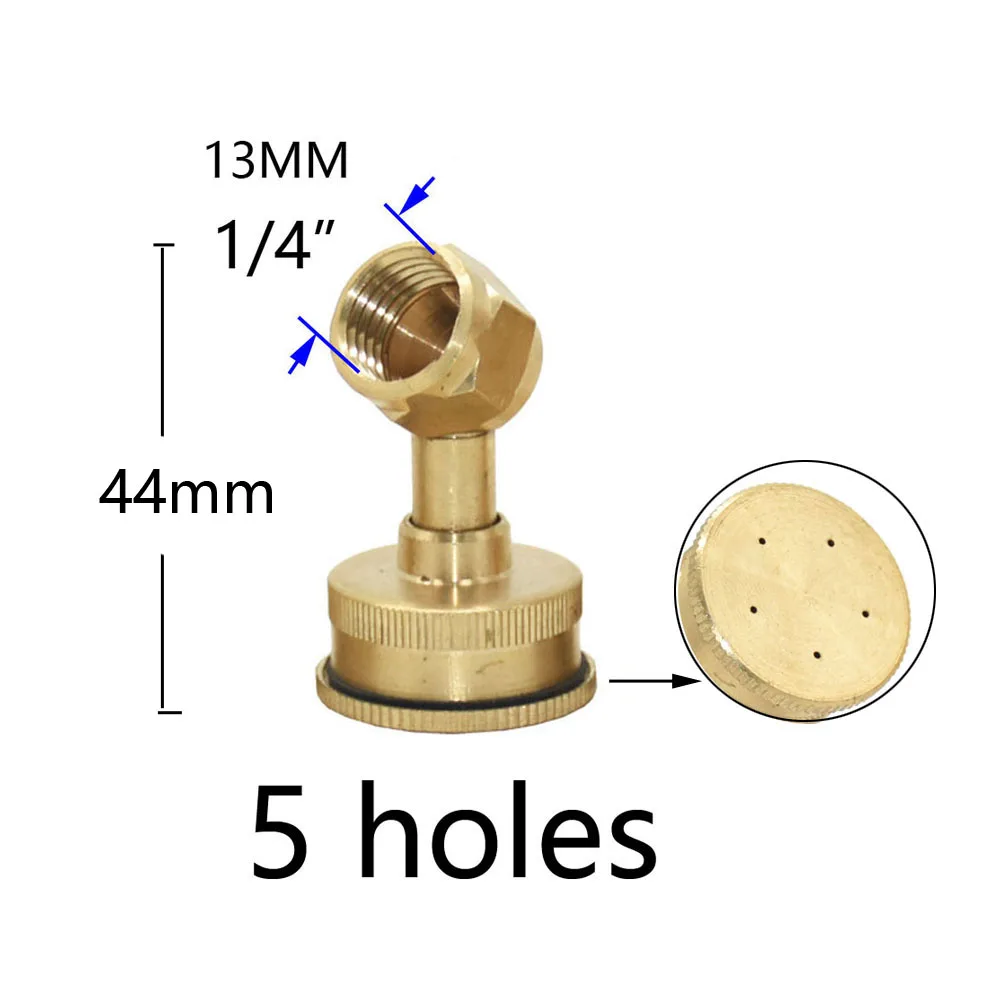 銅製ファーム噴霧器ノズル,シングル/ダブル/3/4ノズル,庭や芝生の灌漑用