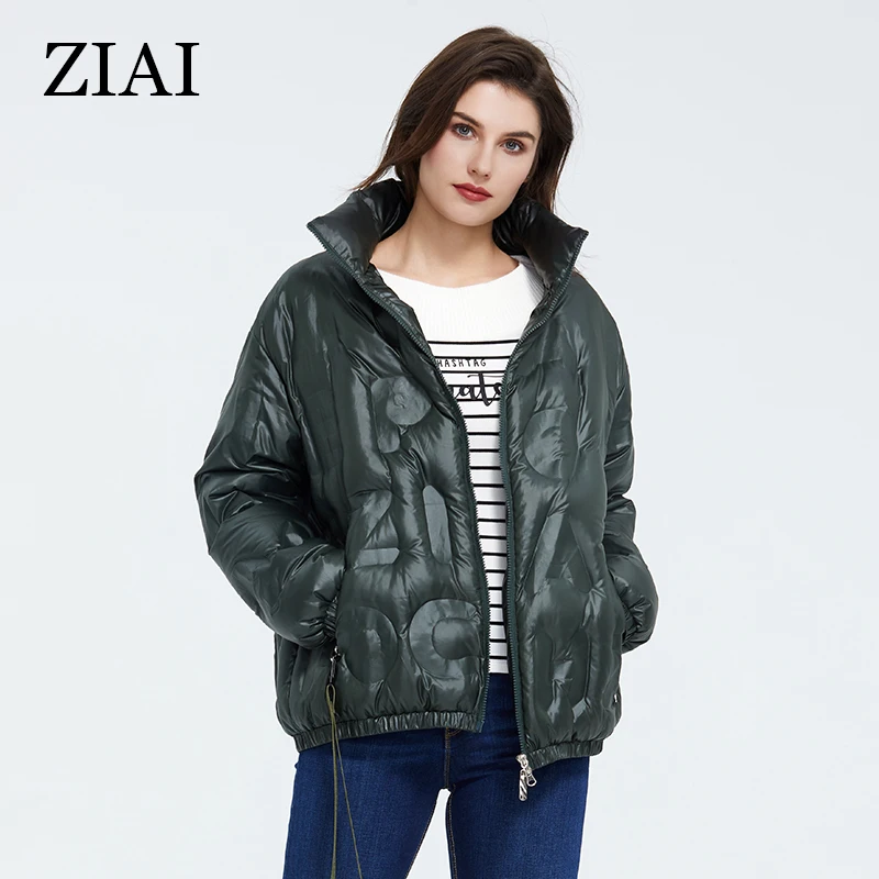 ZIAI 2022 Spring  women coat Warm Thin Cotton Short loose Parka casual fashion female high quality Outwear trend Jacket ZR-3019