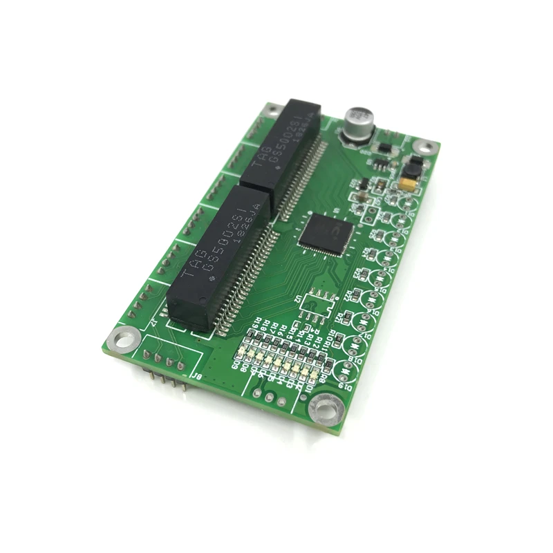 ANDDEAR-conmutador ethernet de red no gestionado, conmutador industrial personalizado de 8 puertos, 10/100M, módulo pcba de 12v