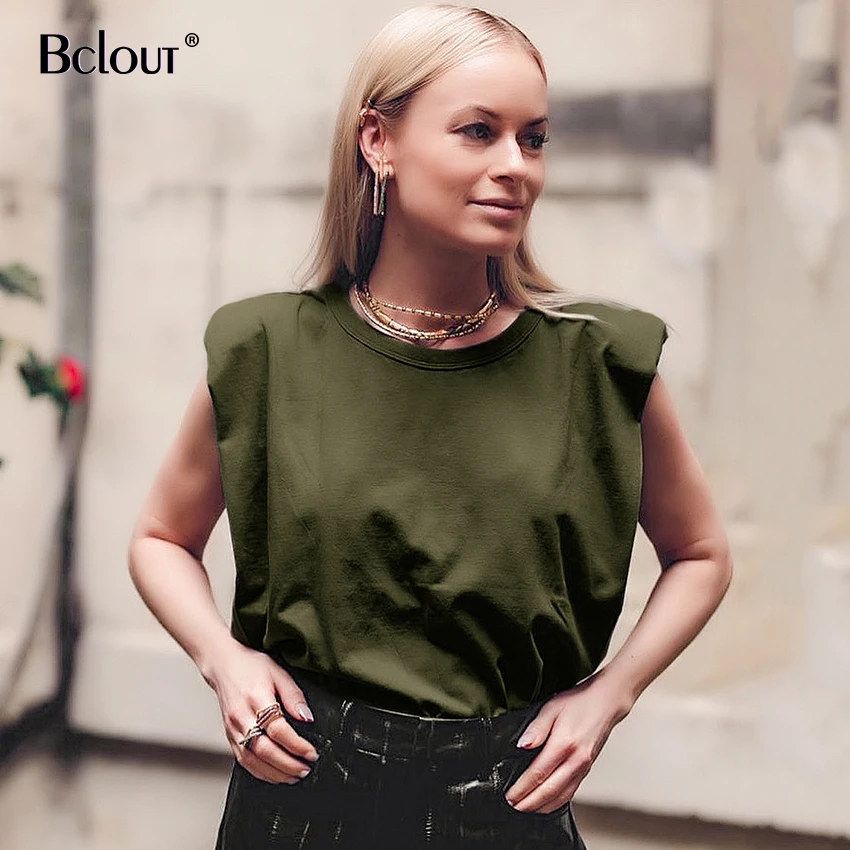 Bclout Spring Summer Sleeveless Loose Top Women Fashion O Neck Tank Top Sport Vest Tops Female Casual Basic Shirt  Camis 2020