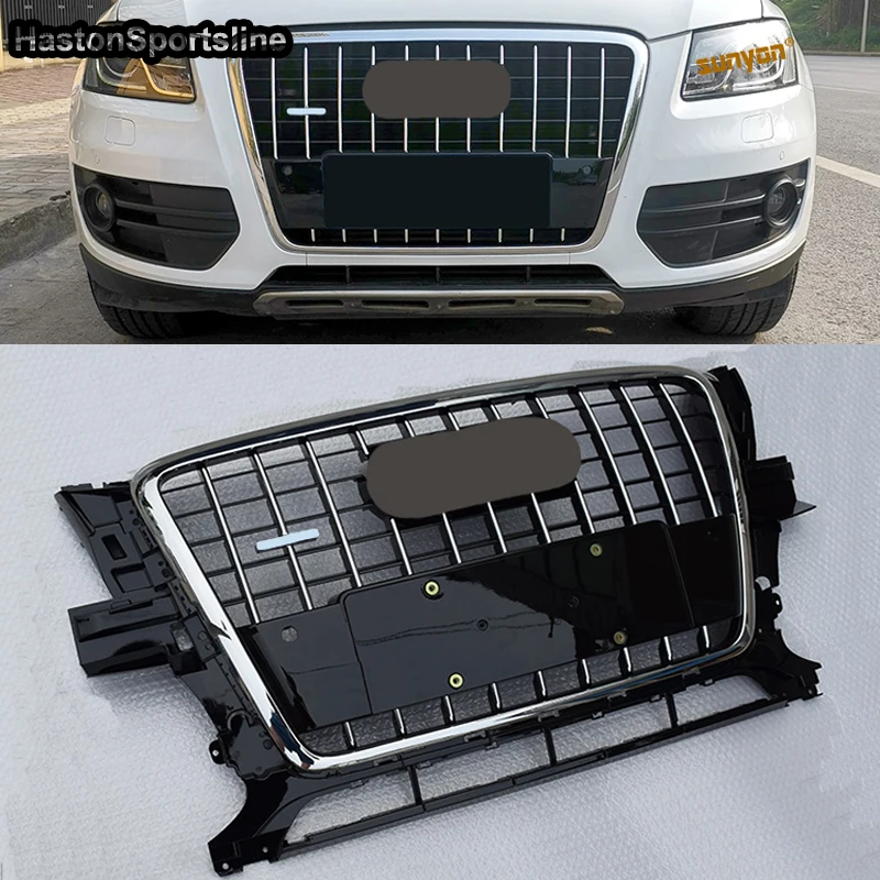 Q5 SQ5 Style Front Sport Hood Grill Grille for Audi Q5 SQ5 Sline 2009-2011 Car Styling Accessories