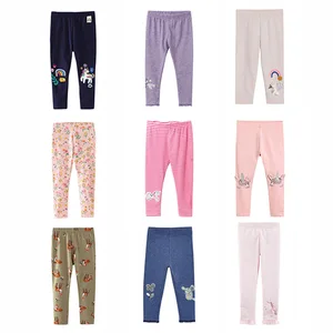 Markenqualität 100% Baby Baumwollmädchen Leggings Baby Kleidung von langen Kindern Lange Hosen feiner Mädchen Cartoon Stift 8 Hauptverkäufe Malwee Legginghose - №4