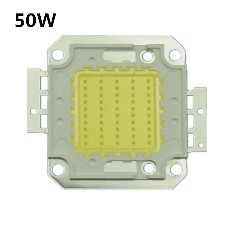 20pcs LED COB High Power 10W 20W 30W 50W 70W 100W 35*35MLI 30V Lamp Bead White/Warm White COLD Taiwan Huga Chip for Street lamp