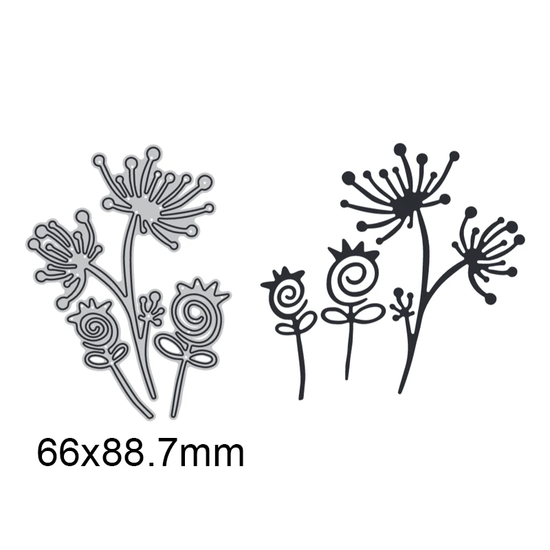 Leaves and Flowers  Metal Cutting Dies For DIY Scrapbook Cutting Die Paper Cards Embossed Decorative Craft Die Cut New