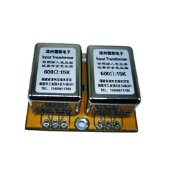 Frequency response:20Hz~52KHz -2D over-signal current 15mA 5 times boost permalloy 600Ω:15K audio signal isolation transformer