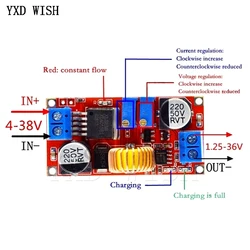 XL4015 5A DC to DC CC CV Lithium Battery Step down Charging Board Led Power Converter Lithium Charger Step Down Module 5A XL4015