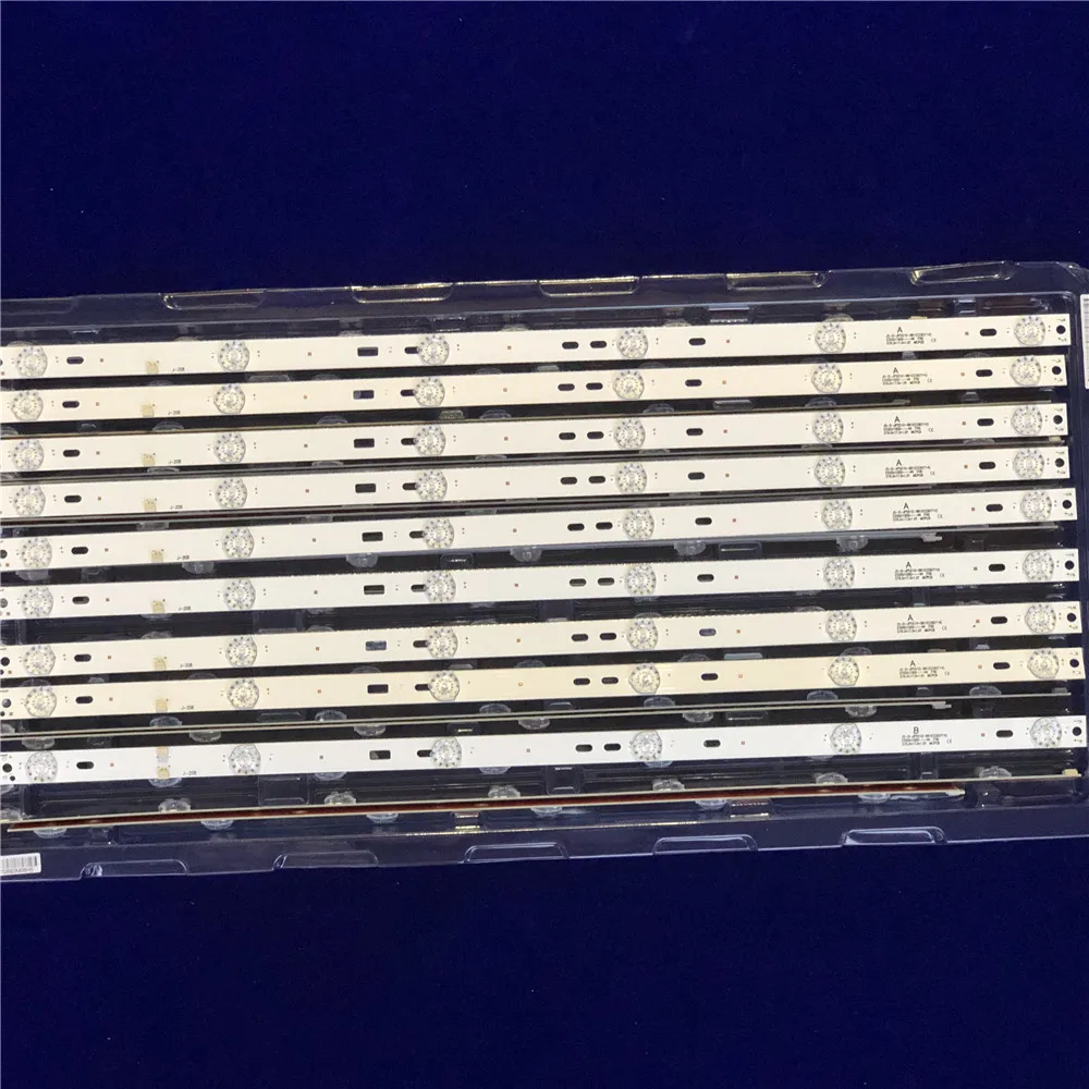 9PCS LED Backlight Strip 6Lamps For MS-L1239-L MS-L1239-R V2 AKTV CTV5584-UHD-SMART-CURVED CTV554T UHD CTV550T DU55100055JP