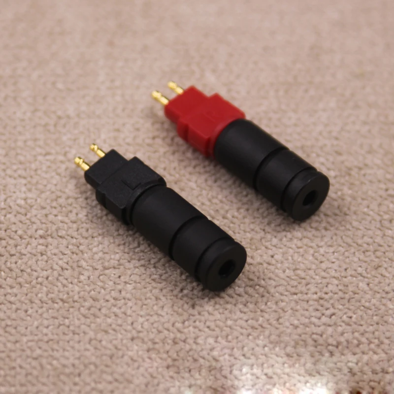 Satu Pasang Emas HD650 Headphone Plug untuk DIY HD650 HD600 HD545 HD56 HD580 HD525 Headphone Kabel