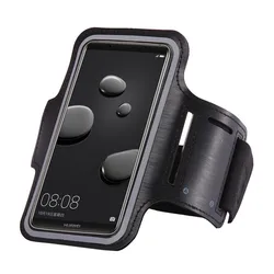 Funda de teléfono para correr, brazalete de ejercicio para brazo, soporte para teléfono móvil, pulsera deportiva, correr por la noche en la ciudad, para iPhone y Samsung