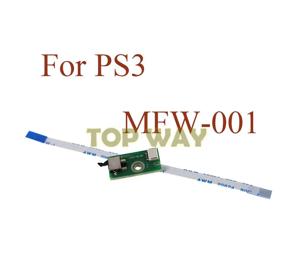 1 مجموعة تشغيل وإيقاف تشغيل لوحة توزيع ل PS3 سوبر سليم MFW-001 MSW-K02 CECH-4000 4001 40xx مع كابل التبديل