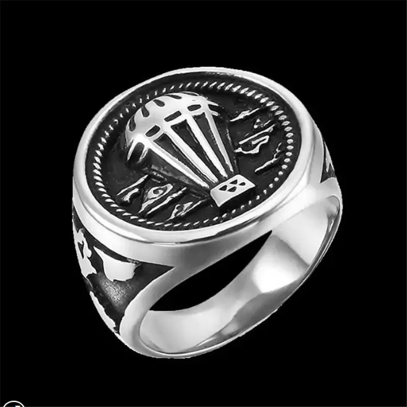 Outlaws 316L Stainless Steel Fashion Jewelry Band Party Punk Style Ring Men