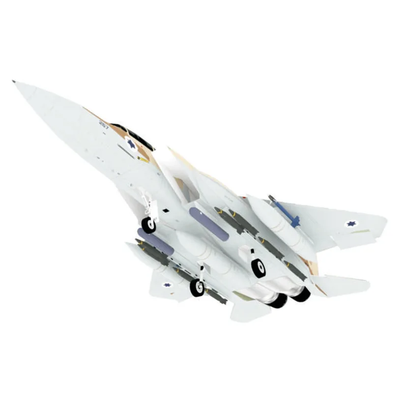 1:100 F-15 Israel Coated Hawk Fighter DIY 3D Paper Card Model Building Sets Construction Toys Educational Toys Military Model