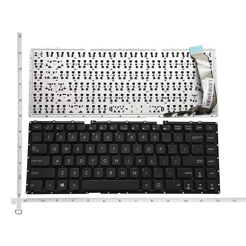 GZEELE New for Asus VivoBook X441 X441S X441SA X441SC X441N X441NA A441NA A441SA A441SC F441NA F441SA US Black Keyboard English