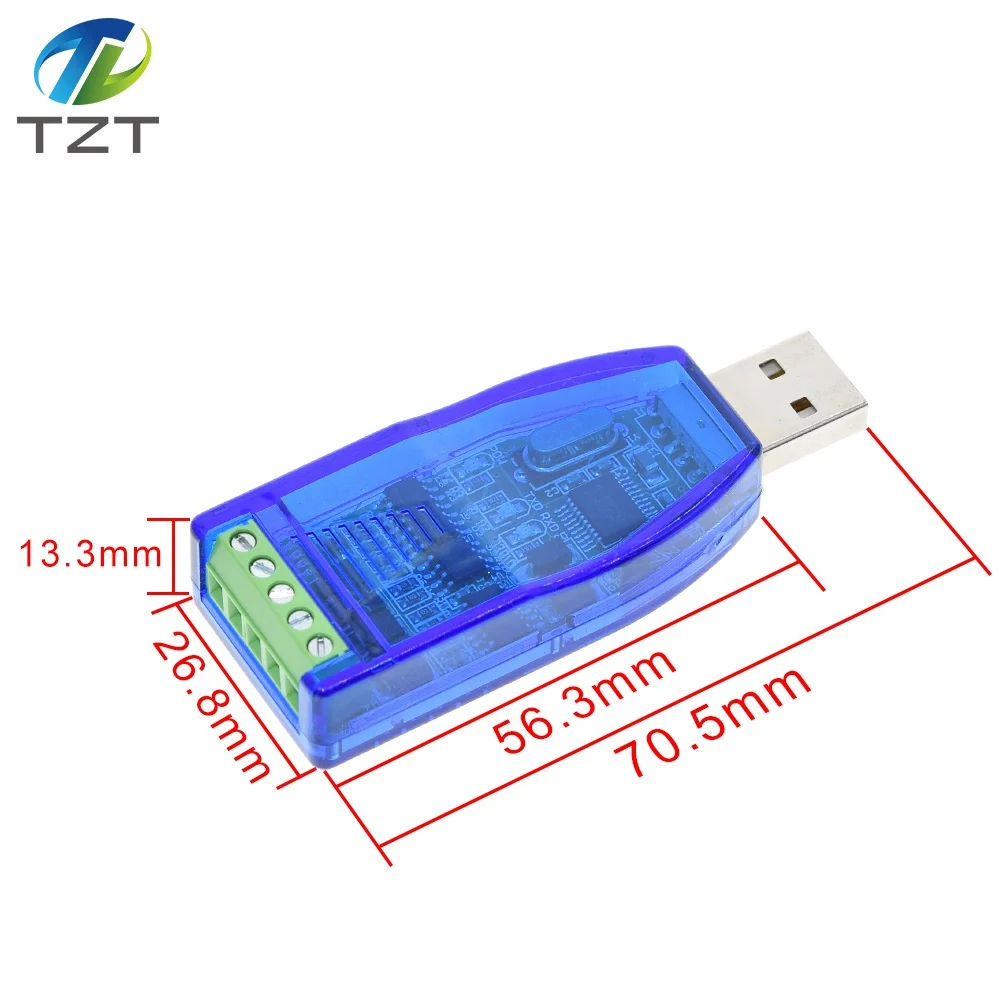 Industrieller USB-zu-RS485-422-CH340G-Konverter, Upgrade-Schutzkonverter, Kompatibilität, Standard-RS-485-A-Anschlussplatinenmodul – Detail 1