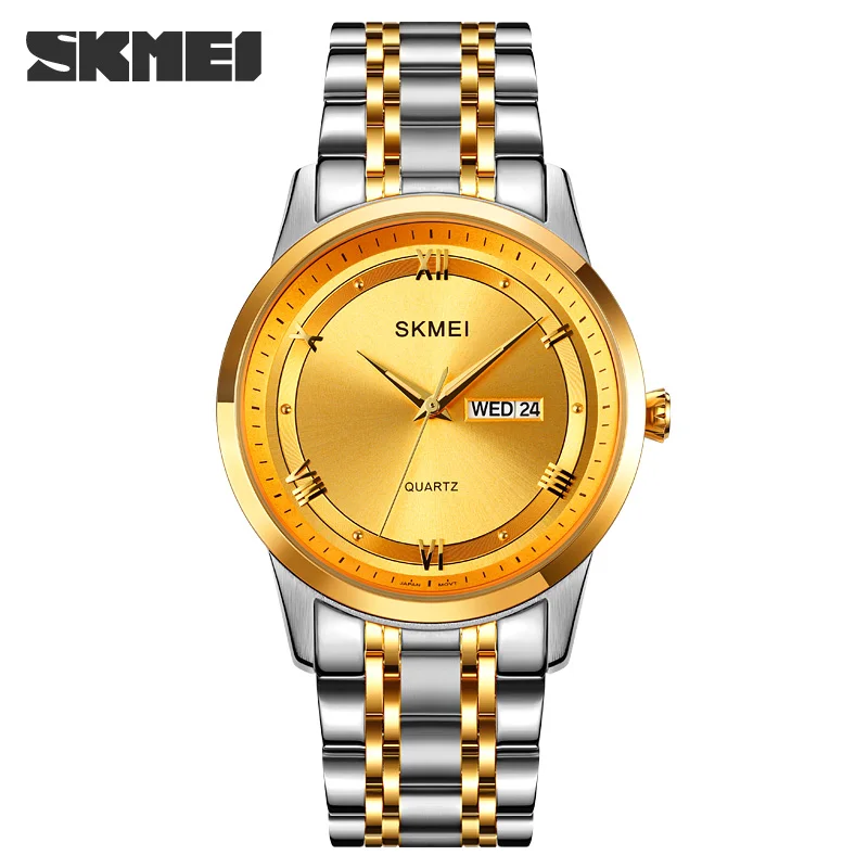 

SKMEI Fashion Men Watches Top Brand Luxury Quartz Male Clock Date Week Sports Mens Wrist Watch Waterproof Relogio Masculino