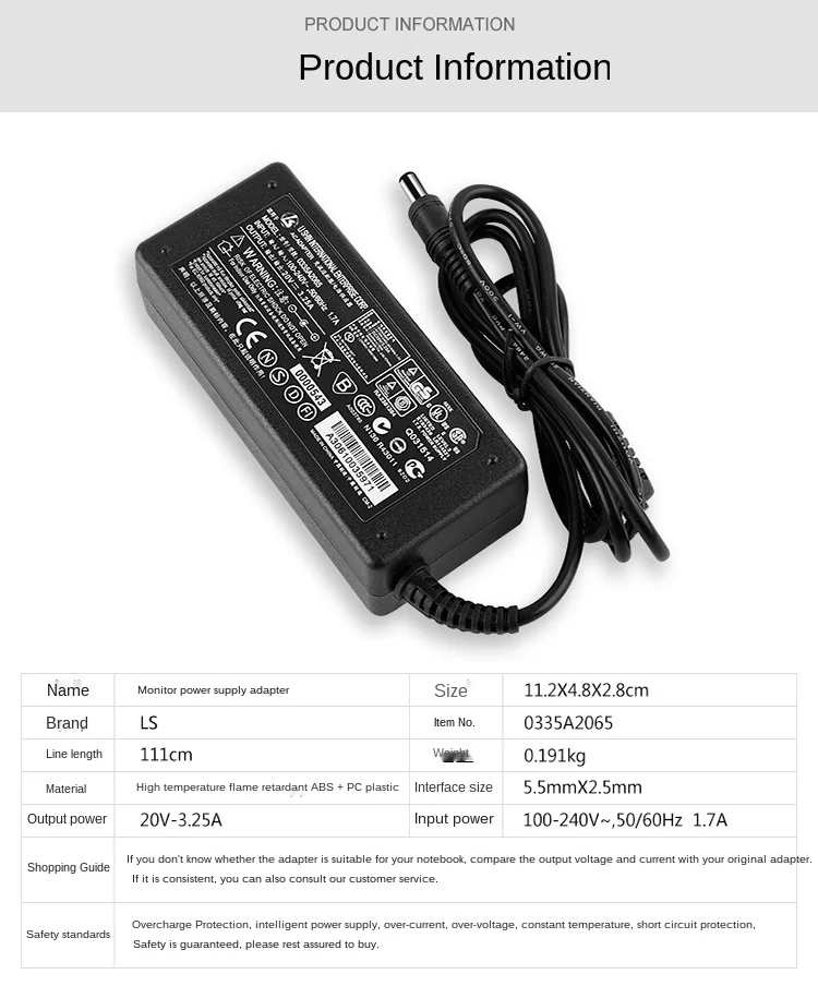 Netzteil/Adapter mit Kabel für Zebra GK888TT GK888T GK888CN LP2844 Barcode-Etikettendrucker