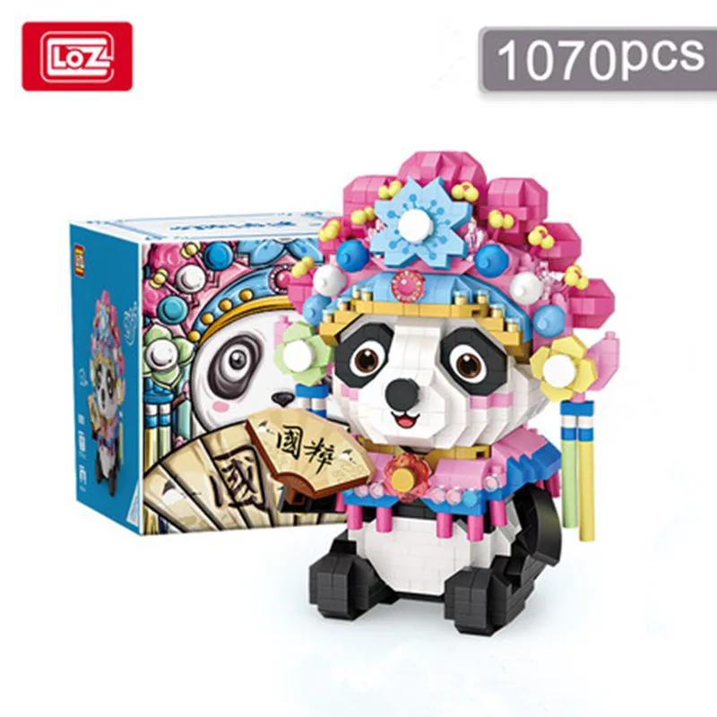 New arrive LOZ Building Blocks toys Peking Opera character National Quintessence assembly toys for children boys and girls