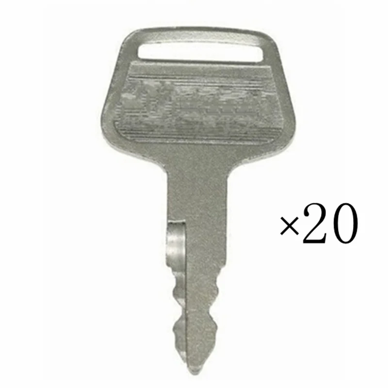 

20X Ignition Starter key For KATO Excavator Heavy Equipment KV02 HD 719-10306001