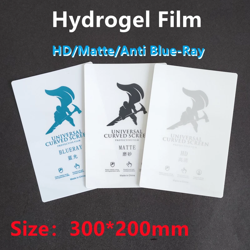 20pcs A4 HD/Matte Hydrogel Film For iPad Tablet Computer Screen Protector Scratch Proof For Blade Cutting Machine TPU Universal