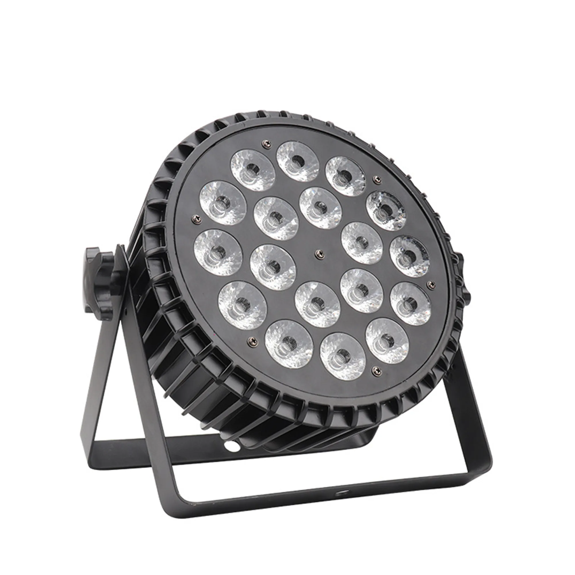 Hot Sell Aluminum Alloy LED Flat Par 18x18W Lights RGBW 6IN1 LED Lighting DMX512 Disco Lights Professional Stage DJ Equipment