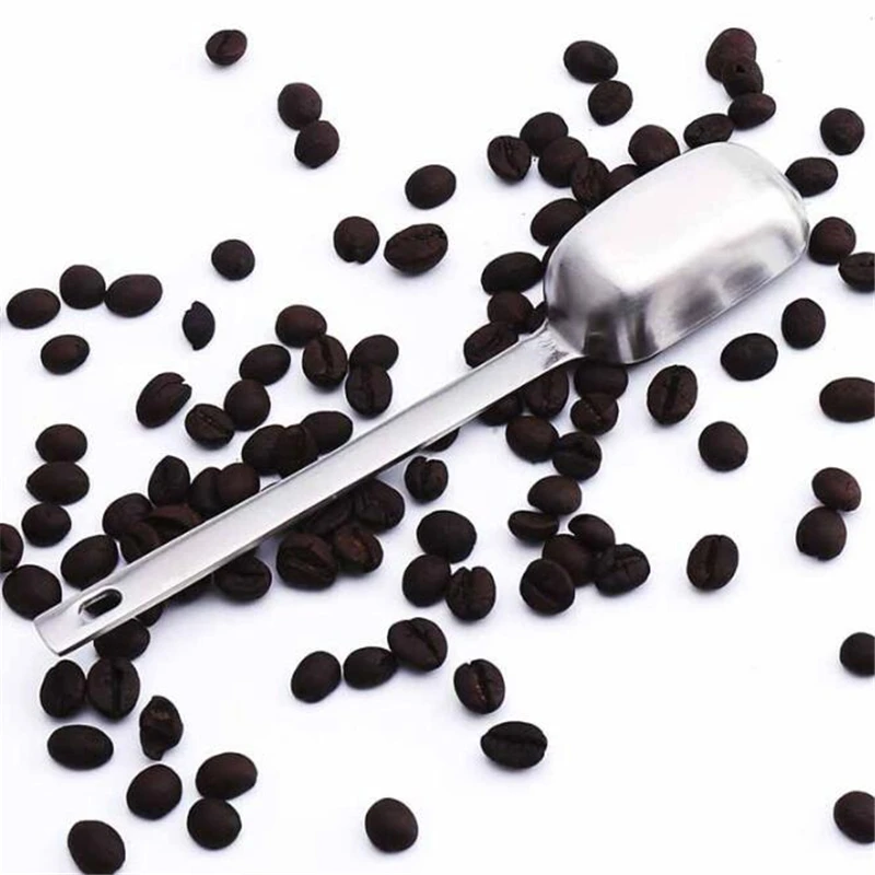 Kitchen Scale Measuring Spoon Coffee Protein Milk Powder Scoops Gram Spoon Weight Food Scale Long Handle Stainless Steel Metal