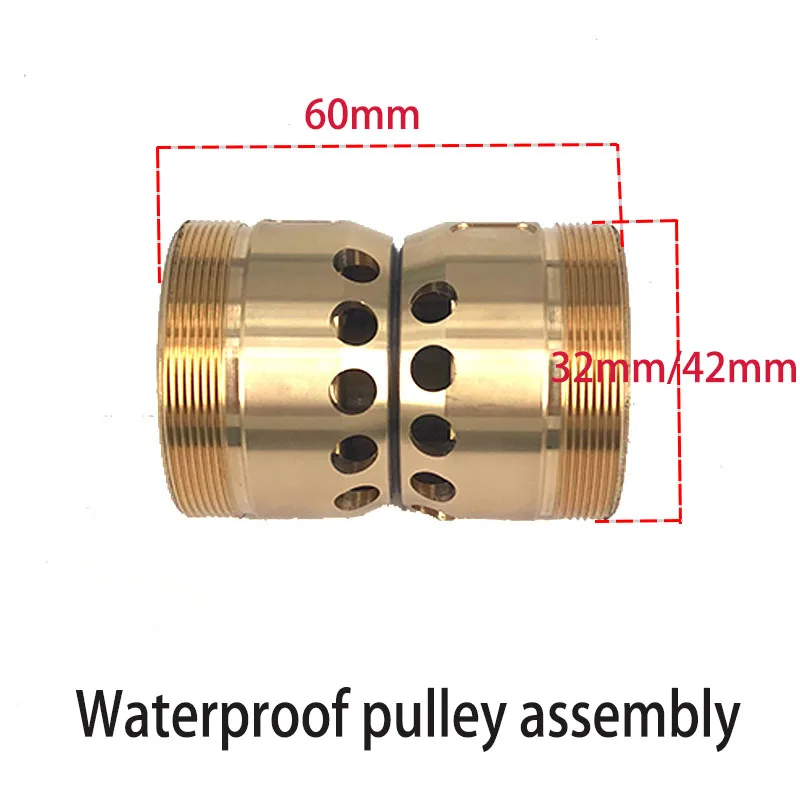 EDM Wire Cut Pulley Roller 32*60mm Guide Wheel Assembly Waterproof OD32/42*60mm for Wire Cutting Machine