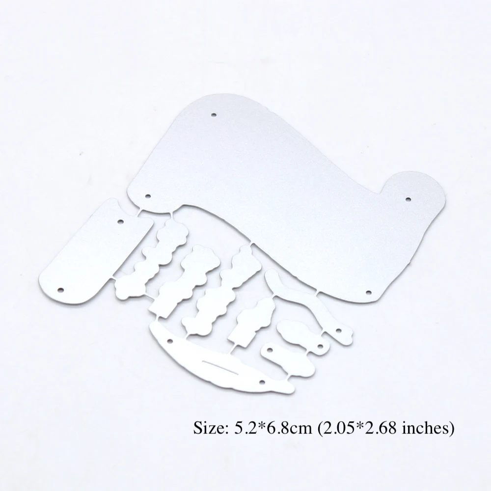 KSCRAFT Santa's List Metal Cutting Dies Stencils for DIY Scrapbooking Decorative Embossing DIY Paper Cards