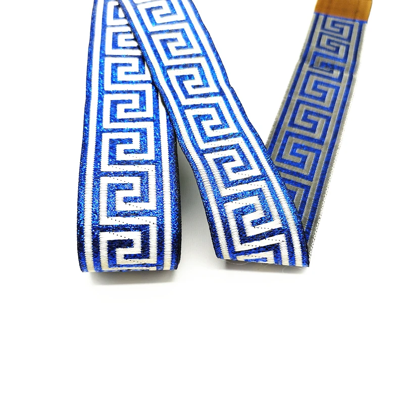 3 yards Ethnic Embroidery Lace Trim Ribbon Vintage Boho Lace Trim Clothes Bag Accessories Embroidered DIY Fabric image 6