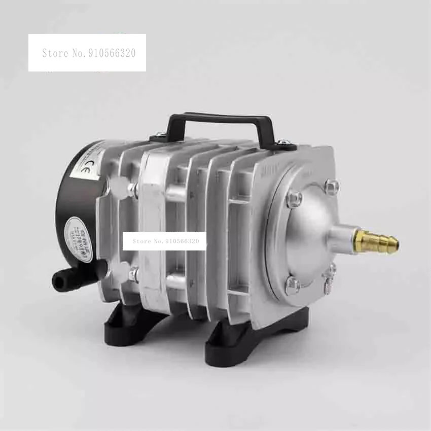 

ACO-328 Aquatic Products Electromagnetic Air Compressor Fish Tank Oxygen Pump 82L/min 220V 50HZ 60W + 12M Trachea + 6 Air Stone