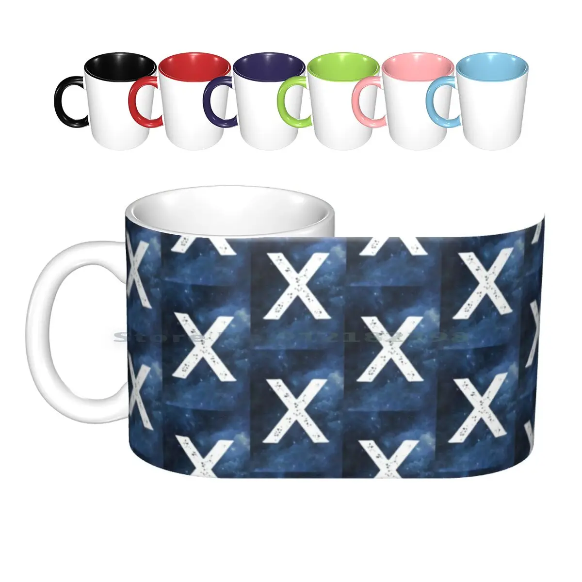 $pacex Mask Space Ceramic Mugs Coffee Cups Milk Tea Mug Space Startship To Earth Orbit Moon Elon Musk Reusable Washable Starts