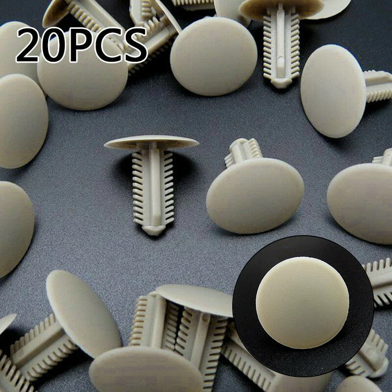 20PCS Roof Headliner Clip Trim Panel Retainer Premium Nylon Fastener For Toyota Replace 63399-26050 For Hiace