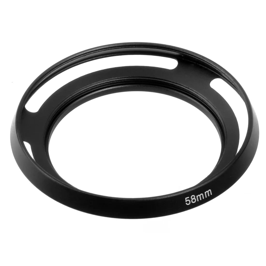 BGNing العالمي المعادن رقيقة جدا جوفاء واسعة الزاوية عدسة هود لكاميرات DSLR 37 39 40.5 43 46 49 52 55 58 62 67 مللي متر اكسسوارات