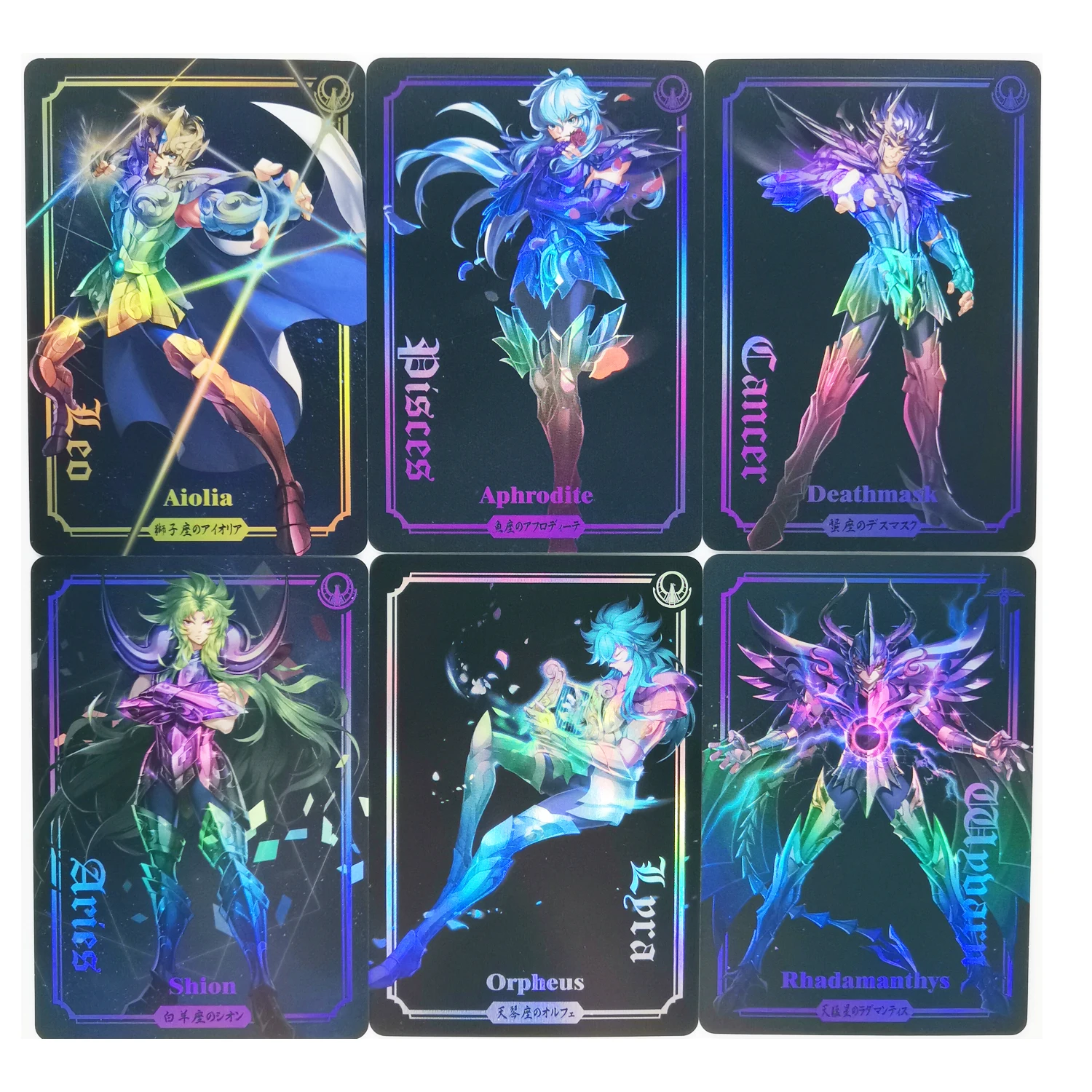 11pcs/set Saint Seiya Painted Toys Hobbies Hobby Collectibles Game Collection Anime Cards