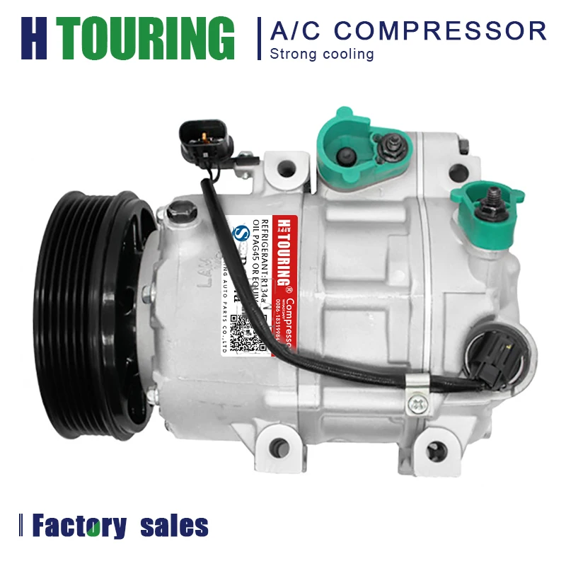 VS18 AC Compressor for Hyundai Genesis 3.8 2009-2014 976063M160 97606-3M160 97701-3M000 977013M001 16060782-101 F500-GG6A-A03