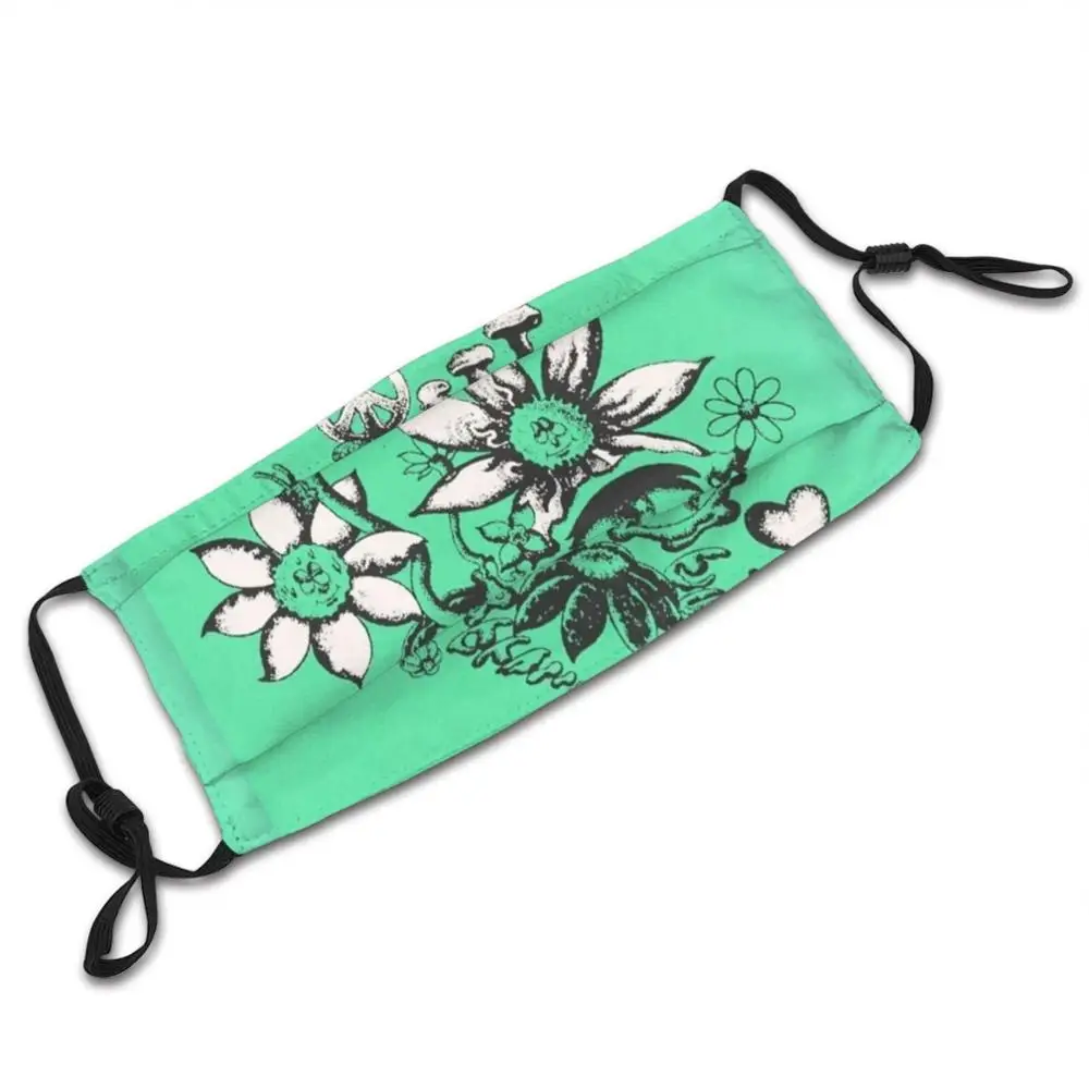 Talking Terps Custom Pattern Washable Filter Pm2.5 Adult Kids Mask G59 Ftp 666 Smoke Weed Blaze