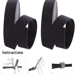 5Meter/Roll Reusable Fastening Tape Cable Ties 15/20mm Hook and Loop Double Side Hook Roll Hooks Strap Wires Organizer Straps