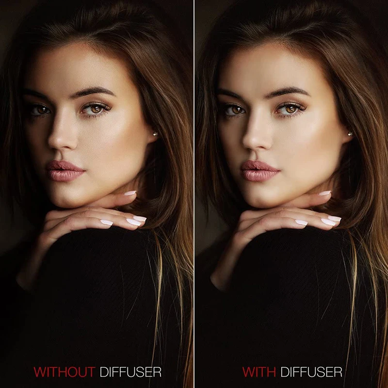 Difusor redondo e portátil de 30cm, 40cm para câmera nikon canon, refletor softbox speedlite softbox e flash de luz, dropship