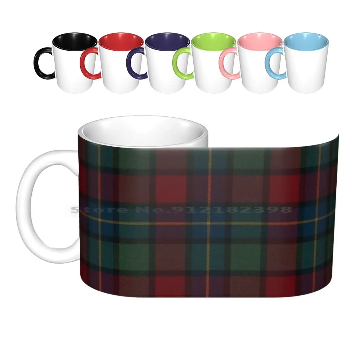 

Kilgour Scottish Tartan Ceramic Mugs Coffee Cups Milk Tea Mug Kilgour Pattern Tartan Scotland Scottish Scots Clan Clans