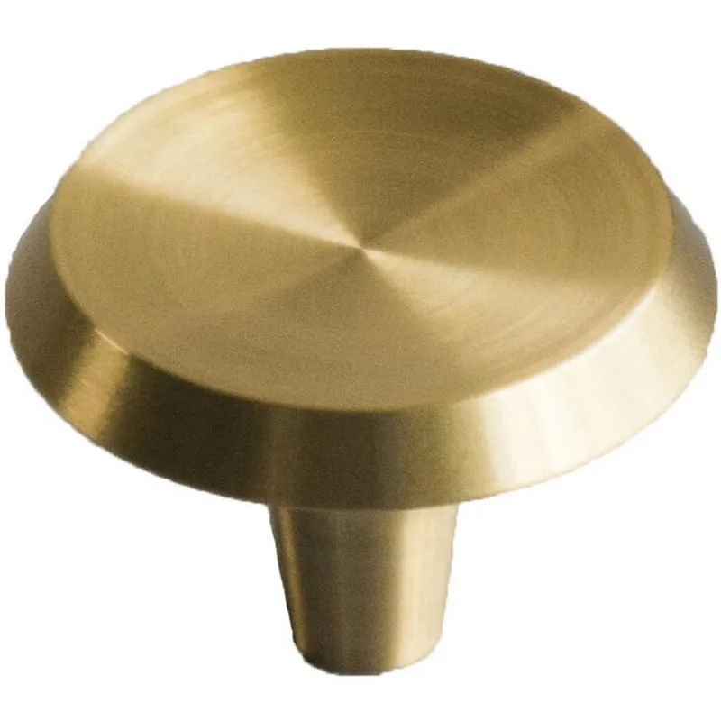 New Nordic Brass Light Luxury Cabinet Door Handle Single Hole Flared Drawer Knob Handles