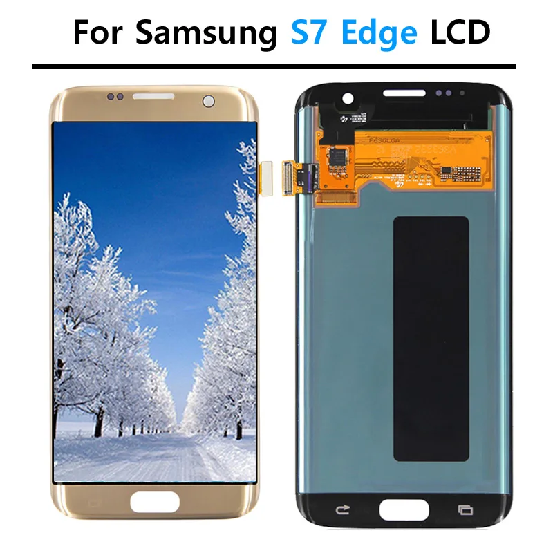 For Samsung S7 Edge LCD Display Screen Touch Digitizer Assembly G935 G935F LCD Replacement Parts