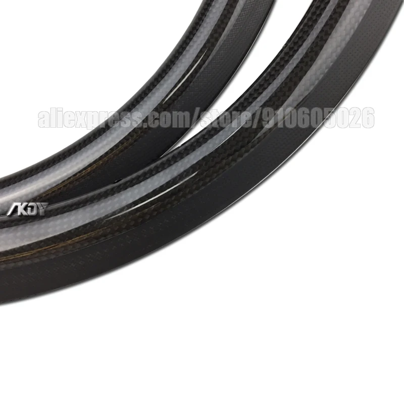 BMX 20 Inch Rims Carbon 30mm*25mm Clincher Folding Bike Carbon Rim 406 20 24 28 32 36 Holes for 20x1.4-1.75 20\