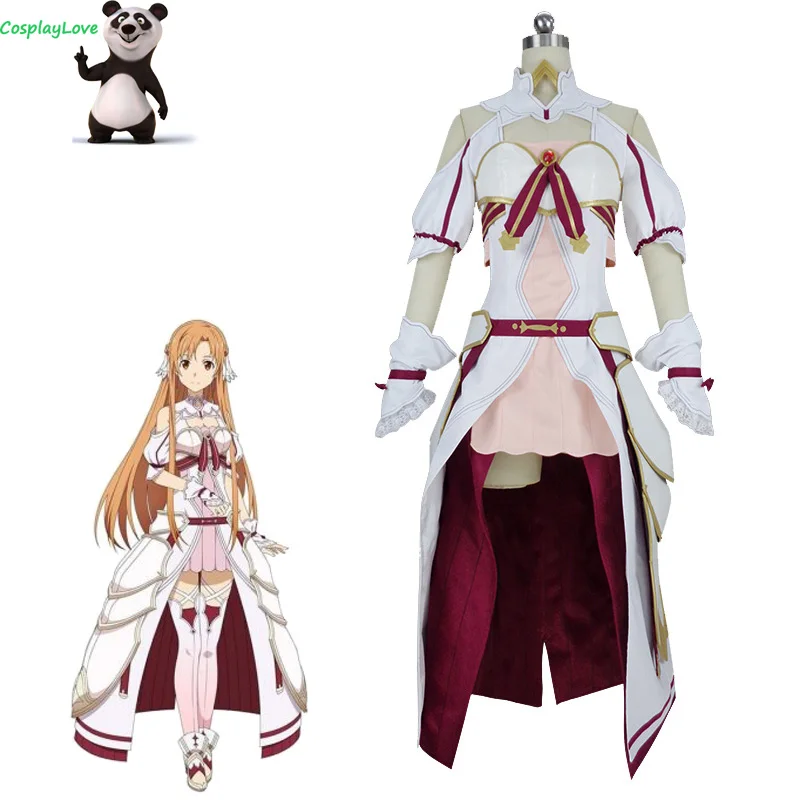 CosplayLove Sword Art Online Alicization Lycoris Yukki Asuna Yuki Asuna Cosplay Costume Custom Made