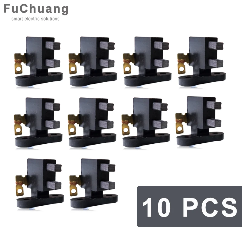 

10PCS 168/188F Gasoline Engine Carbon Brush Holder Regulator 2-3KW 5-8KW optional Spare Parts for China GX160 Gasoline Generator