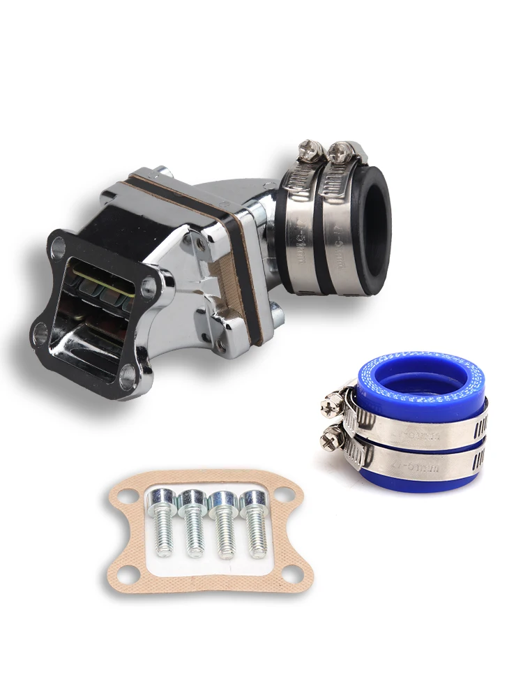 Modified Racing Intake Manifold Inlet Pipe With 35mm Carburetor Interface Adapter For DIO 17/18/27/28 2T Engine